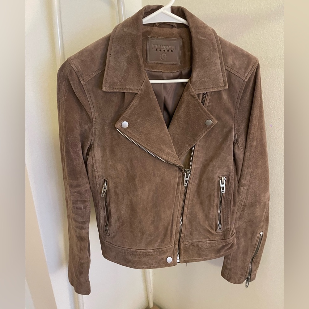 Blank NYC Suede Moto Jacket